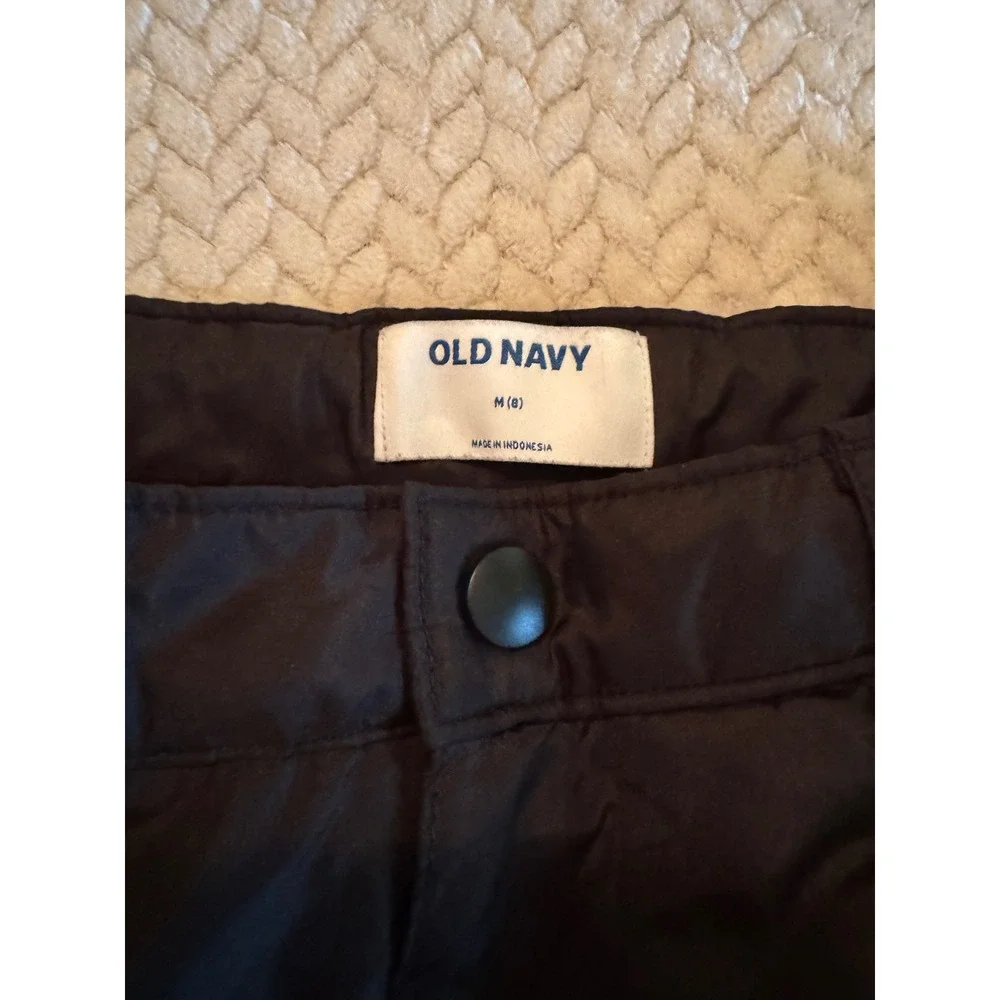 Old Navy Kids Black Insulated‎ Snow Pants Winter Ski Trousers Size M 8